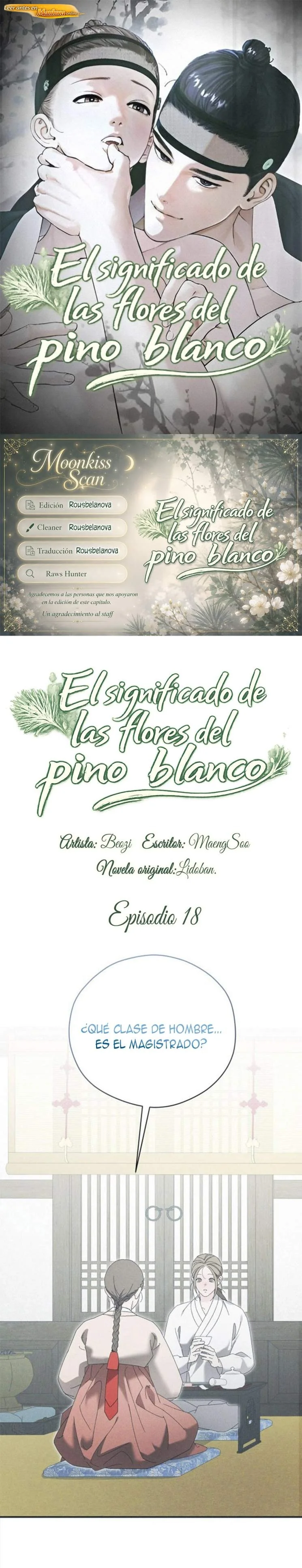 Significado de las flores de Pino blanco Capítulo 18 - página 1