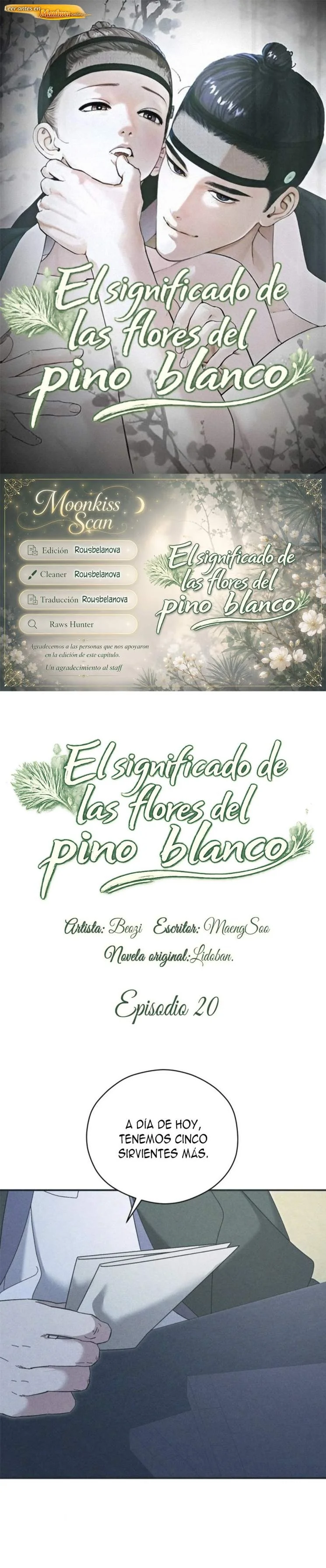 Significado de las flores de Pino blanco Capítulo 20 - página 1