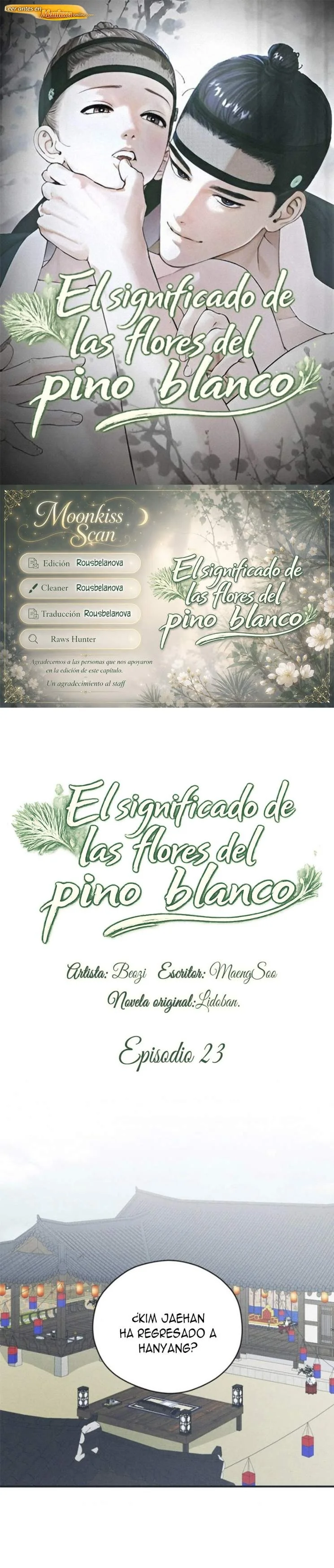 Significado de las flores de Pino blanco Capítulo 23 - página 1