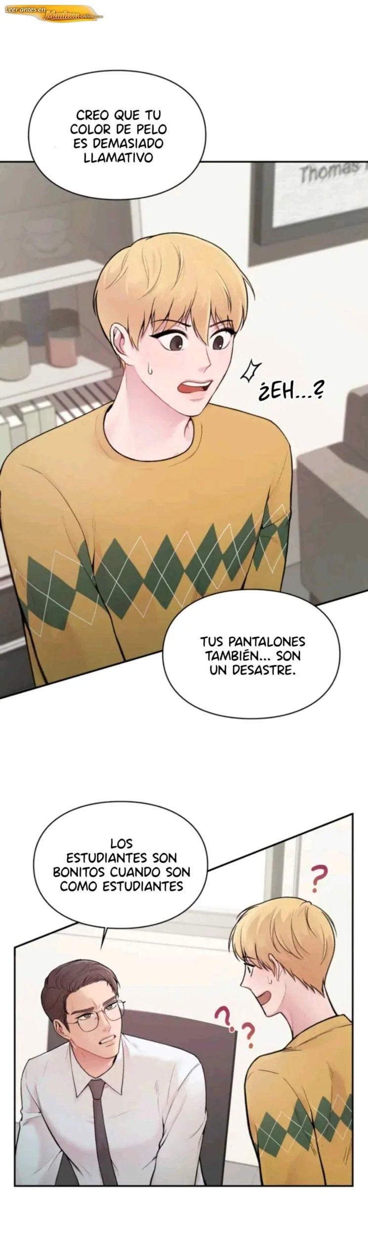 Tan lindo y tan desgraciado Manhwa BL Capítulo 01 - página 21