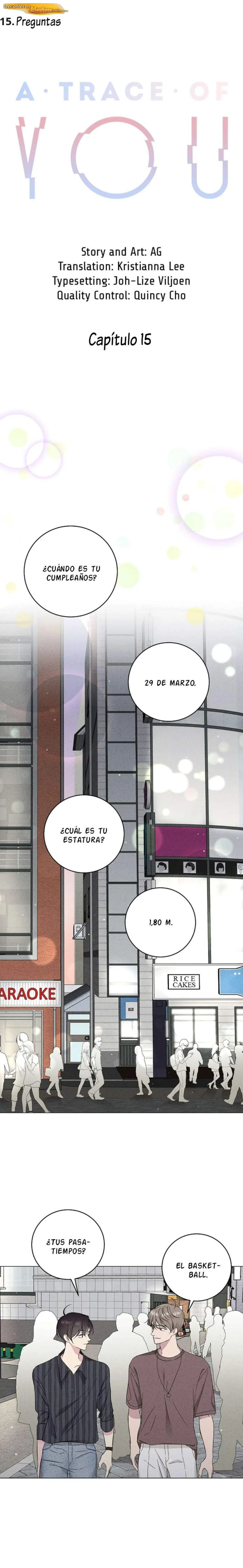 Un rastro de ti Capítulo 15 - página 2