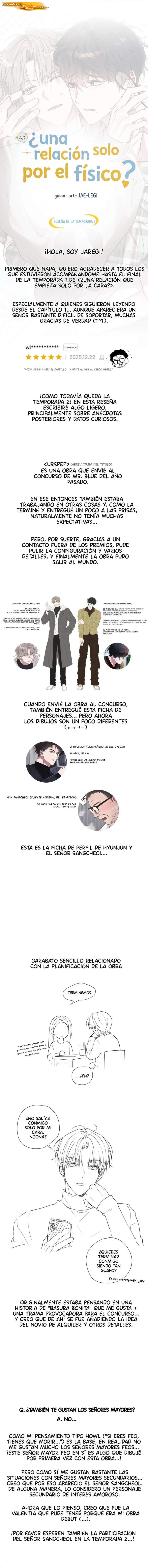 Una Relación Solo Por El Físico Capítulo 20.5 Notas - página 2